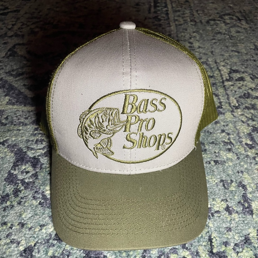 Olive green Basspro hat